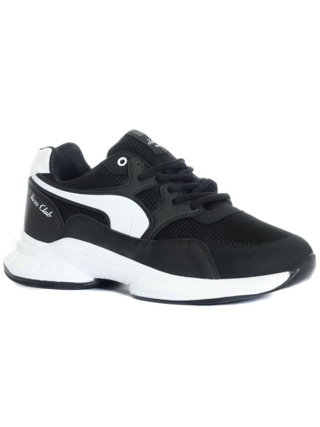 Ανδρικά sneakers σε μαύρο και άσπρο