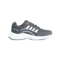 Γκρι ανδρικά sneakers με λευκές ρίγες