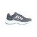 Γκρι ανδρικά sneakers με λευκές ρίγες