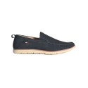 Ανδρικά loafers με τρύπες - μαύρα