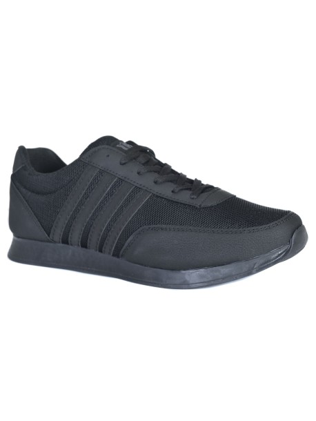 Ανδρικά καλοκαιρινά sneakers - μαύρα