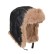 Χειμερινός σκούφος ushanka - μαύρος