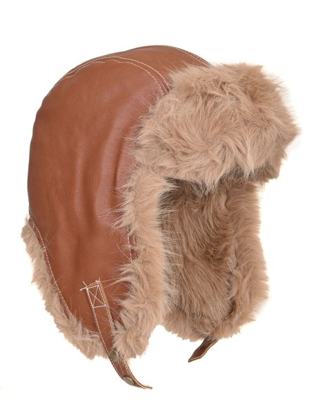 Χειμερινός σκούφος ushanka - καφέ