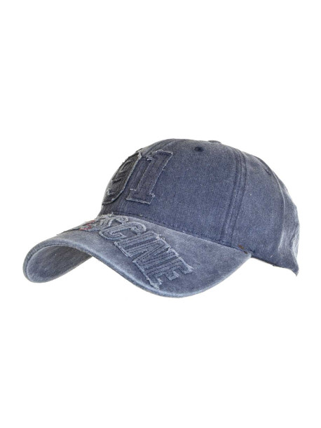 Casual μπλε καπέλο από denim