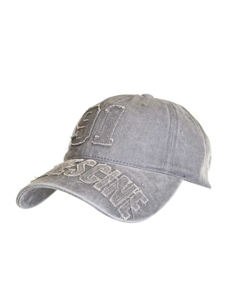 Casual γκρι καπέλο από denim