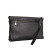 Μαύρη ανδρική τσάντα clutch από φυσικό δέρμα