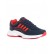Μπλε ανδρικά sneakers με κόκκινες ρίγες 2