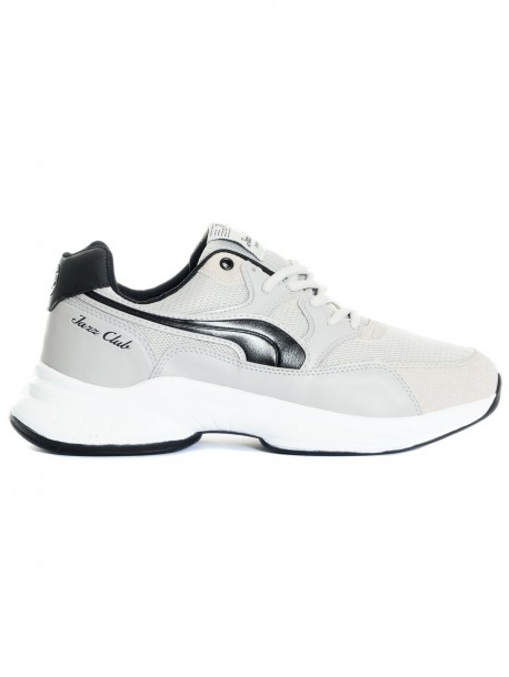 Ανδρικά sneakers σε γκρι και μαύρο χρώμα