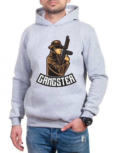 Andrika phouter me koukoula Gangster - gri