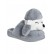 Pantophles Poodle - gri 1