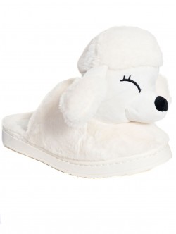 Pantophles Poodle - aspro
